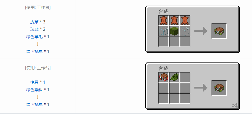 我的世界挽具怎么合成