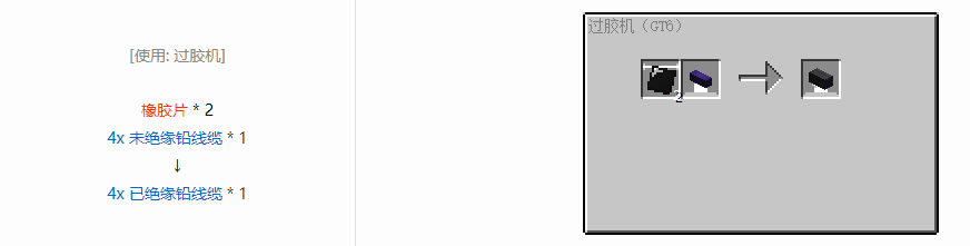 我的世界格雷科技6管道线缆轴合成表大全