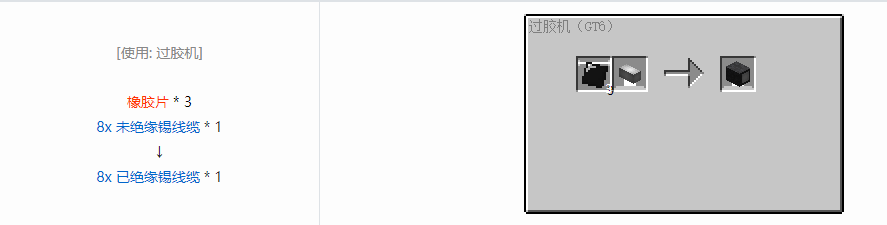 我的世界格雷科技6管道线缆轴合成表大全
