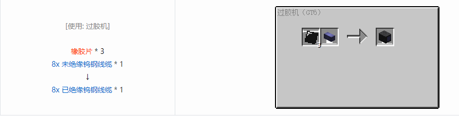 我的世界格雷科技6管道线缆轴合成表大全