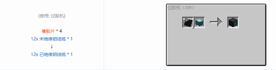 我的世界格雷科技6管道线缆轴合成表大全
