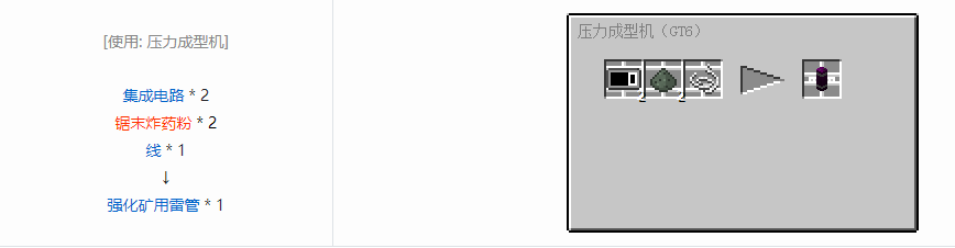 我的世界格雷科技6功能机器合成表大全
