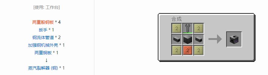 我的世界格雷科技6功能机器合成表大全