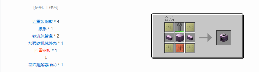我的世界格雷科技6功能机器合成表大全