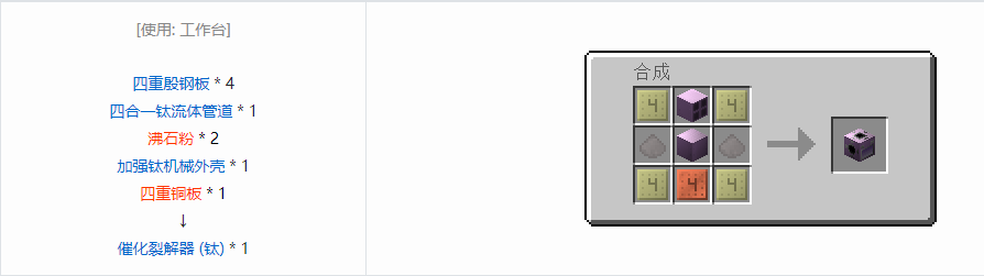 我的世界格雷科技6功能机器合成表大全