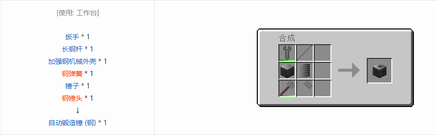 我的世界格雷科技6功能机器合成表大全
