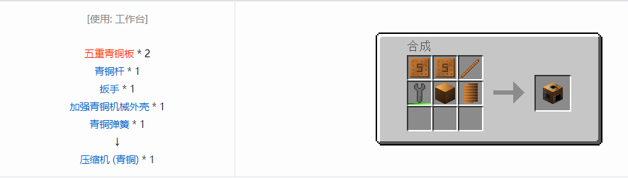 我的世界格雷科技6功能机器合成表大全