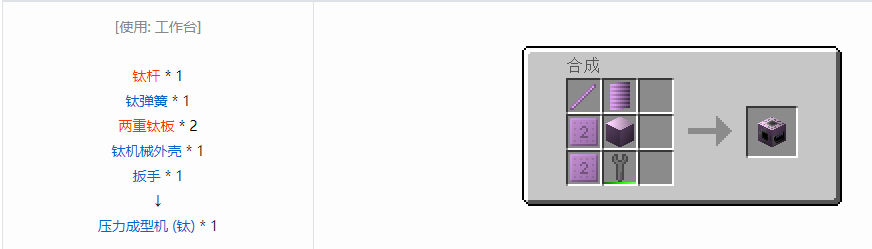 我的世界格雷科技6功能机器合成表大全