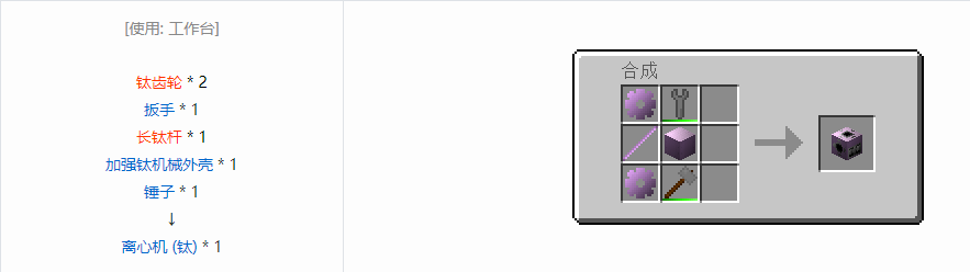 我的世界格雷科技6功能机器合成表大全