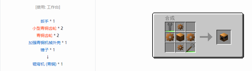 我的世界格雷科技6功能机器合成表大全