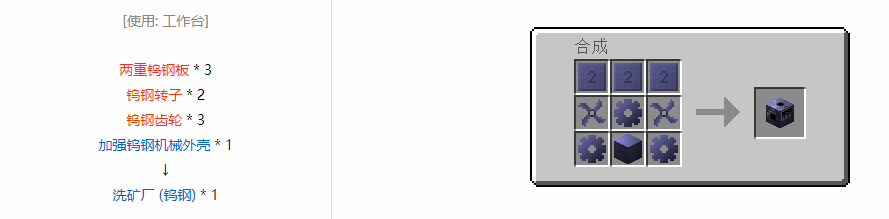 我的世界格雷科技6功能机器合成表大全