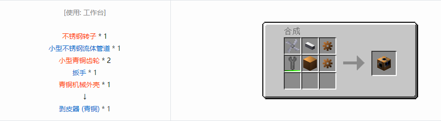 我的世界格雷科技6功能机器合成表大全