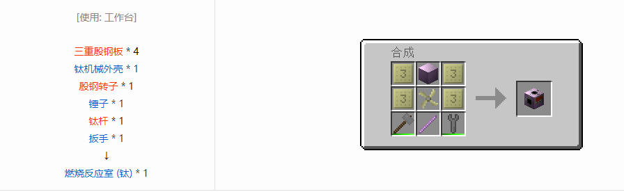 我的世界格雷科技6功能机器合成表大全