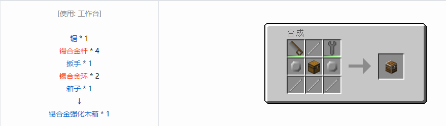 我的世界格雷科技6物品容器合成表大全