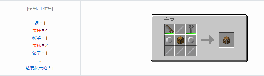 我的世界格雷科技6物品容器合成表大全