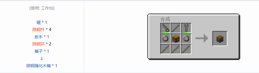 我的世界格雷科技6物品容器合成表大全