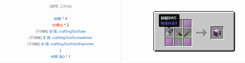 我的世界格雷科技6物品容器合成表大全