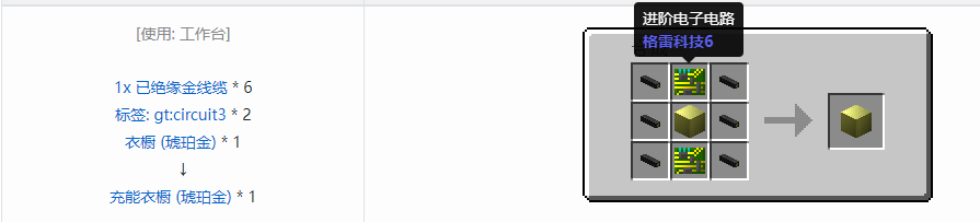 我的世界格雷科技6物品容器合成表大全