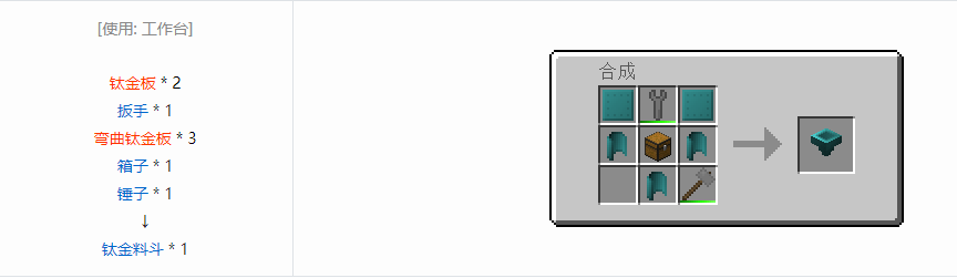 我的世界格雷科技6物品容器合成表大全