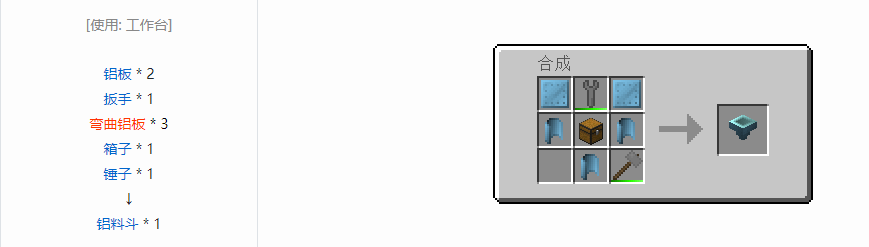 我的世界格雷科技6物品容器合成表大全