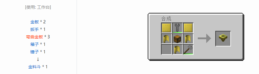 我的世界格雷科技6料斗合成表大全
