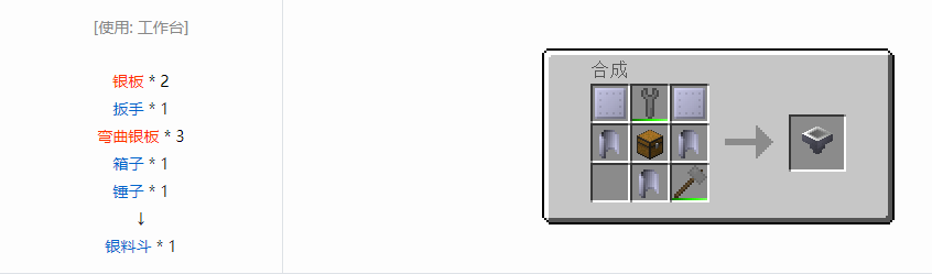 我的世界格雷科技6料斗合成表大全