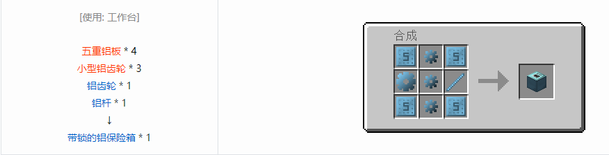 我的世界格雷科技6物品容器合成表大全