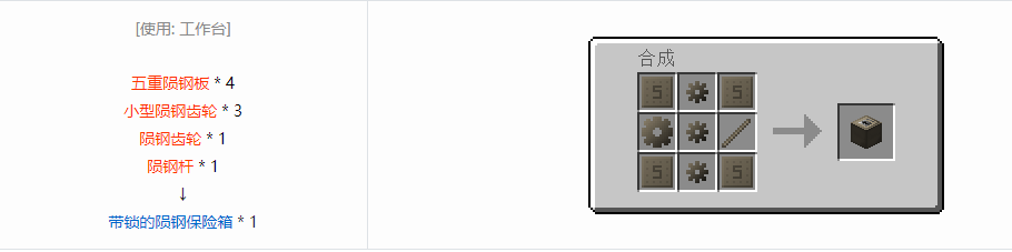 我的世界格雷科技6物品容器合成表大全
