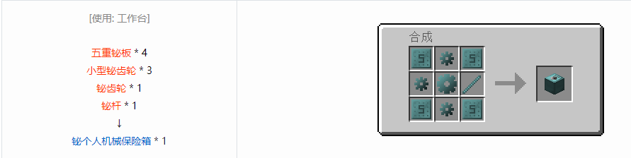 我的世界格雷科技6物品容器合成表大全