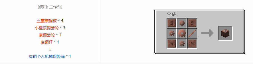 我的世界格雷科技6物品容器合成表大全