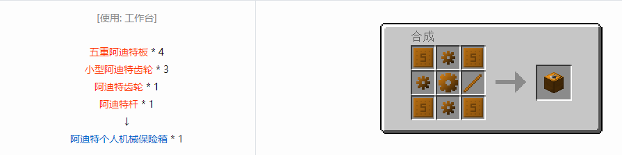 我的世界格雷科技6物品容器合成表大全