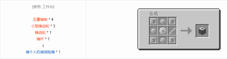 我的世界格雷科技6物品容器合成表大全