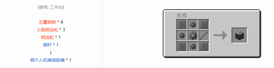 我的世界格雷科技6物品容器合成表大全