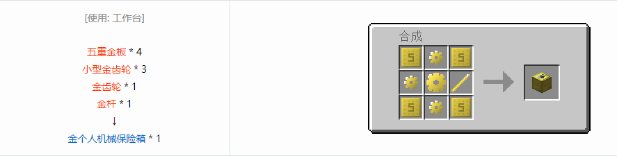 我的世界格雷科技6物品容器合成表大全