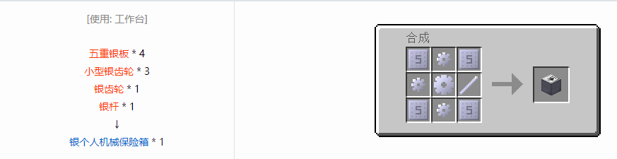 我的世界格雷科技6物品容器合成表大全
