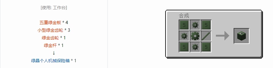 我的世界格雷科技6物品容器合成表大全