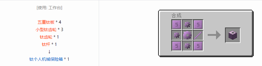 我的世界格雷科技6物品容器合成表大全