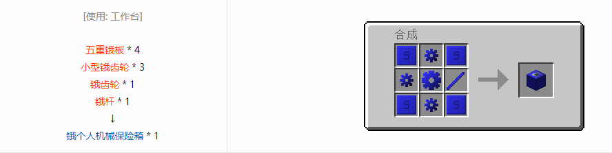 我的世界格雷科技6物品容器合成表大全