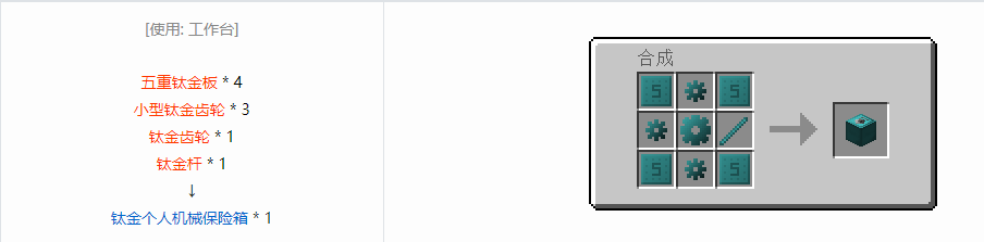 我的世界格雷科技6物品容器合成表大全