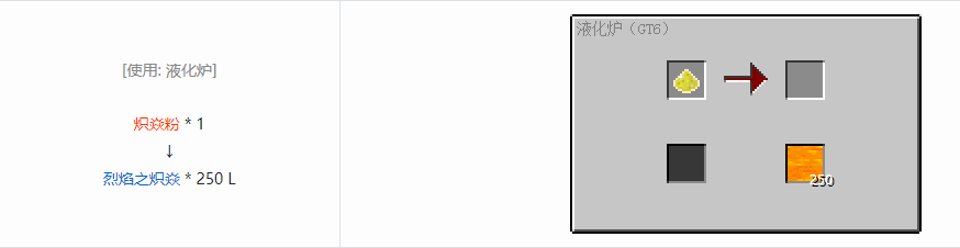 我的世界格雷科技6其他流体合成表大全