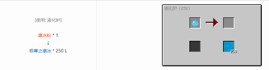 我的世界格雷科技6其他流体合成表大全