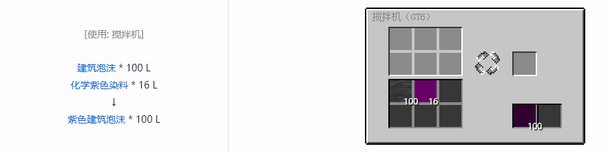 我的世界格雷科技6其他流体合成表大全