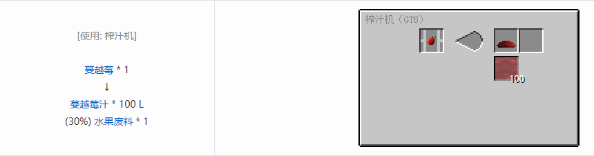 我的世界格雷科技6饮料流体合成表大全