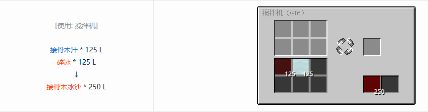 我的世界格雷科技6饮料流体合成表大全