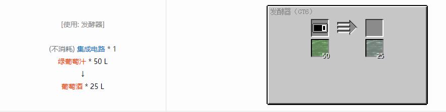 我的世界格雷科技6饮料流体合成表大全