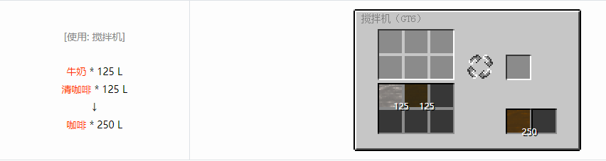 我的世界格雷科技6饮料流体合成表大全