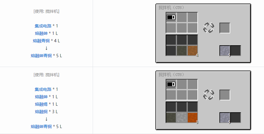 我的世界格雷科技6熔融合金合成表大全