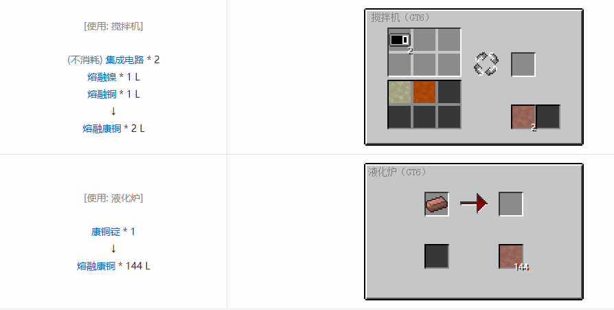 我的世界格雷科技6熔融材料合成表大全