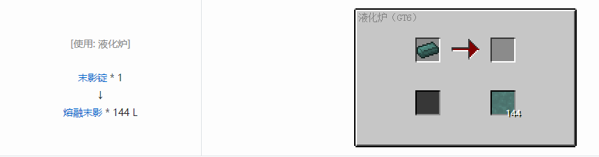 我的世界格雷科技6熔融合金合成表大全