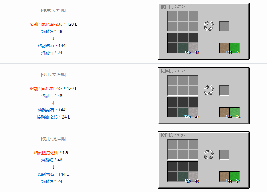 我的世界格雷科技6熔融材料合成表大全